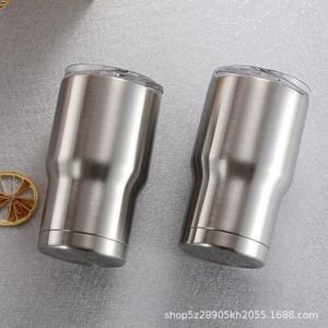 30oz Stainless Contoured Tumbler Vacuum Insulated Gym Hiking <b>Large</b> Capacity Water Cup - Product Image 6