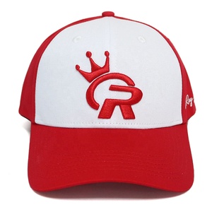 Gorra de Béisbol Hip Hop de 6 Paneles, 100% Algodón, Unisex, con Bordado 3D, Diseño de Contraste de Colores, con Visera Curva - Product Image 2