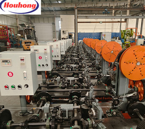 Máquina Automática para Alambre de Púas con PLC y Motor - Línea de Fabricación de Alambre de Púas Personalizable con Componentes de Engranajes - Product Image 3