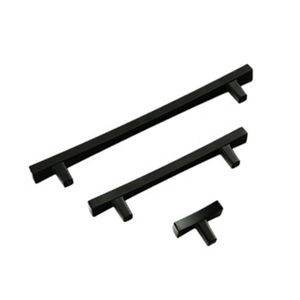 CX881 Kosin Handle Kitchen Outside <strong>Door</strong> Black &amp; Gold Matt Drawer Cabinet T Bar Pull Handle for Furniture Drawer - Product Image 4