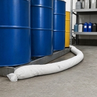Barrière absorbante d'hydrocarbures industrielle, barrière hydrofuge anti-déversement d'hydrocarbures pour eaux usées d'usine, centrales électriques et nettoyage d'urgence