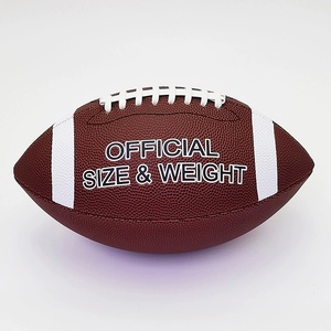Manufacturer Custom American <strong>Football</strong> Model 003 No. 3 No. 6 No. 9 Machine-sewn PU Microfiber Competition Training PVC - Product Image 2
