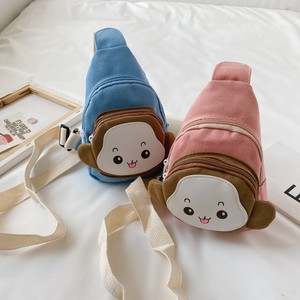 2025, новая детская сумка через плечо с милой обезьяной и мультяшным принтом, модная сумка через плечо в иностранном стиле для мальчиков и девочек - Product Image 2