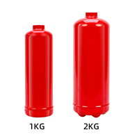 Cylindre d'extincteur à poudre sèche ABC vide de 0,5 kg à 12 kg