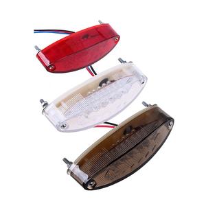 12V universel moto <span class=keywords><strong>feu</strong></span> arrière 28 LED clignotant lampe ATV Quads rue moteur arrêt frein course plaque d'immatriculation - Product Image 2