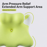 Oreiller Ergonomique Multifonctionnel en Mousse à Mémoire de Forme pour Soutien Cervical, Soulagement des Douleurs au Cou, Lecture Ventrale, et Soutien Lombaire pour Adulte