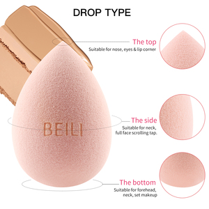 Spugna per Trucco Portatile BEILI con Etichetta Privata, Vari Colori, Applicatore a Forma di Uovo, Senza Lattice, Morbida Spugna per Makeup - Product Image 5