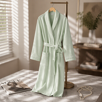 Peignoir d'hôtel cinq étoiles Atour Style, printemps-automne, pour hommes et femmes, en coton modal absorbant et à séchage rapide, personnalisable pour chambre d'hôtes.