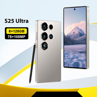 Nouveau 2026 pour S25 Ultra Mini Smartphone 5G 6+128 Go 4800 mAh 108 MP Android 14 Téléphones Mobiles Débloqués