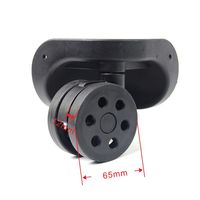 Roues de remplacement pour valise 65 mm avec roulement à billes et boîtier de roue pour réparer les roues de valise