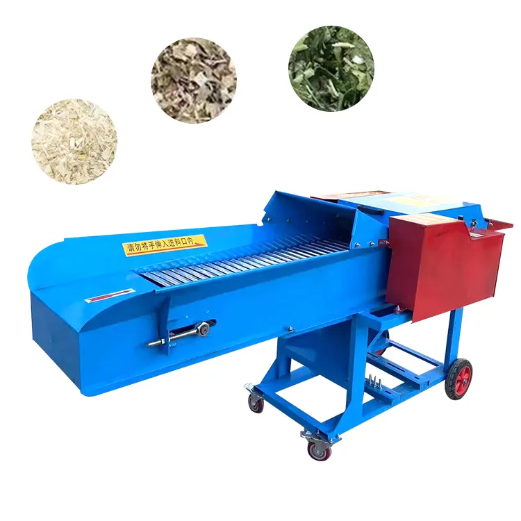 Hot Sale Feeding Grass Forage Chopper Machine Chaff Cutter and Grinder Combined Machine New Product 2024 Provided Poultry Farm