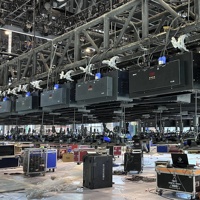 Moteur DMX cinétique LED pour plafond suspendu, décoration cinétique, DMX512 pour scène lumineuse, fabriqué en Chine