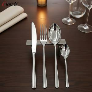 Ensemble <span class=keywords><strong>de</strong></span> couverts <span class=keywords><strong>de</strong></span> luxe en acier inoxydable cuillère et fourchette en métal <span class=keywords><strong>vaisselle</strong></span> pour hôtels <span class=keywords><strong>vaisselle</strong></span> <span class=keywords><strong>anglaise</strong></span> pour des expériences culinaires élégantes - Product Image 5