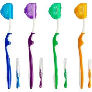 Brosse à <span class=keywords><strong>dents</strong></span> en nylon souple en forme de V directement fabriquée Kit de voyage orthodontique pour adultes à usage domestique <span class=keywords><strong>avec</strong></span> poils interdentaires - Product Image 2