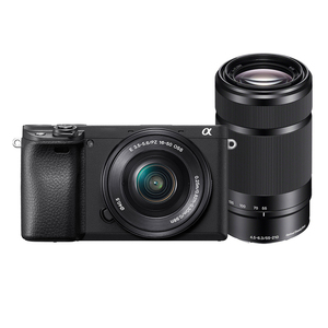 Appareils photo numériques JPS A6400L Alpha 6400 A6400 APS-C <span class=keywords><strong>MILC</strong></span> Objectif interchangeable Appareil photo sans miroir 6400L + SEL55210/B ILCE-6400L/B - Product Image 1