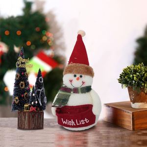 Adornos Navideños de 20 cm para el Hogar, Muñeco de Santa Claus Chef, Adornos para Árbol de Navidad, Regalos de Año Nuevo, Figuras de Peluche - Product Image 3