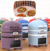 Four à pizza extérieur en acier inoxydable pour l'extérieur grand Napoli rond naturel gpl gaz alimenté au gaz