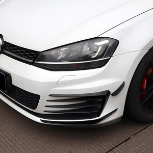 Volkswagen Golf 7 Mk7 Gti Front Air Blade Grille Modification Kit Piano Black ABS 6 Piece Set - Product Image 3
