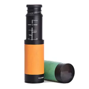 Sıcak satış 10X50 açık kuş gözlemciliği Pull-Out korsan Zoom objektifi teleskop FMC kaplamalı 50mm objektif çapı