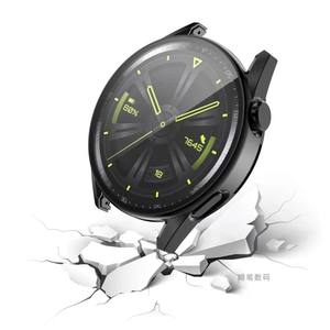 Boîtier de montre au prix d'usine pour <span class=keywords><strong>Huawei</strong></span> Watch <span class=keywords><strong>GT</strong></span> <span class=keywords><strong>3</strong></span>, boîtier de protection en PC électroplaqué pour montre intelligente, boîtier unibody 42/46 mm, plusieurs couleurs - Product Image 4