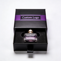 Boîte cadeau rigide en papier artisanal coloré et tendance pour parfums et cosmétiques, avec doublure en aluminium à motif personnalisé