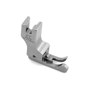 Prensatelas de cremallera Pl Zipper Foot Cl1/16Nn, totalmente de acero, para equipos de procesamiento de prendas de vestir - Product Image 1