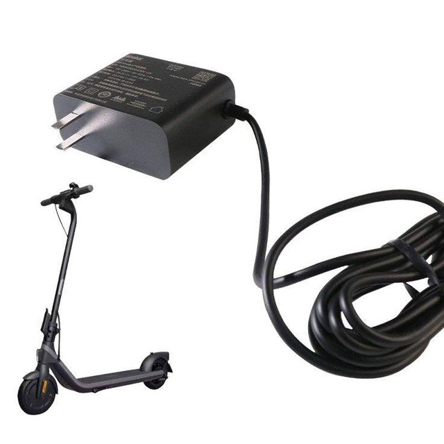 24.2V 1.5A Original Scooter Battery Charger for Ninebot Kickscooter E2/ E2 Plus Power Adapter Charger
