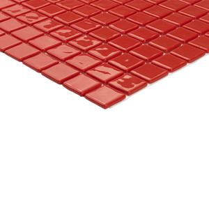 Piastrelle Rosse a Mosaico 30,5x30,5 Cm 5 Mm Finitura Lucida Bordi Irregolari - Product Image 2