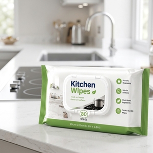Nouvelles lingettes de nettoyage de <span class=keywords><strong>cuisine</strong></span> écologiques, anti-graisse, non tissées, best-sellers, garantissant une élimination rapide des taches et une finition sans traces - Product Image 1