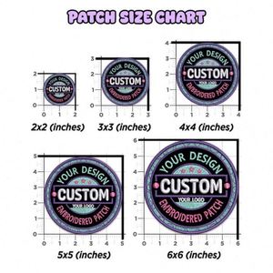 Patchs brodés personnalisés avec logo, à thermocoller pour vêtements, sacs, marquage et accessoires de décoration promotionnelle - Product Image 4
