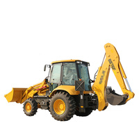 Merek teratas kecil 4wd Backhoe Loader B876F dengan suku cadang