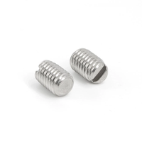 DIN 551 ISO 4766 Vis à fente en acier inoxydable 304 Tailles de filetage M5-M12 Finition oxyde noir Longueurs 10mm 20mm Quincaillerie