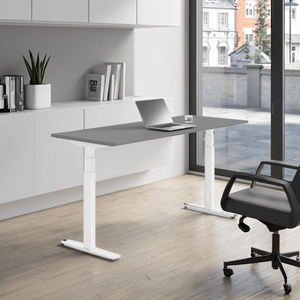 Thiết kế hiện đại chuyển đổi điện nâng-Kích hoạt nhôm máy trạm động cơ kép mở rộng ngồi-đứng dễ dàng lắp ráp văn phòng sử dụng - Product Image 2