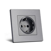 Prises électriques européennes modernes 220V 230V 250V Norme européenne Allemagne 2P+E Prise électrique avec mise à la terre
