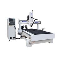 Routeur CNC 5 axes 4 axes ATC pour le bois, modèle 1325 1224, avec changeur d'outils automatique, machine de gravure CNC, prix compétitif
