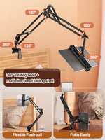 Boneruy L20 support de tablette paresseux bras long Portable réglable Table de bureau téléphone portable support de tablette support support de téléphone portable