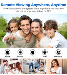 8-канальная Водонепроницаемая IP-система видеонаблюдения - Product Image 6