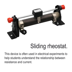 החלקה rostat ohm פיסיקה מתכווננת והוראת חשמל הוראה מכשיר פיזיקה שקופיות חוט rheostats מעבדה ראוסטאט מתכווננת - Product Image 5