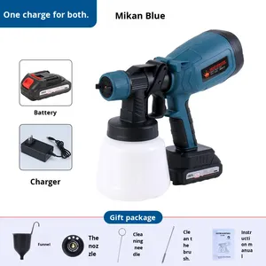 Nouvelle batterie au Lithium transfrontalière électrique haute pression bricolage Portable <span class=keywords><strong>pistolet</strong></span> à <span class=keywords><strong>peinture</strong></span> au Latex 1800W 4000PSI vente en gros - Product Image 6