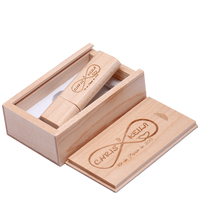 Regalo Promocional, Nueva Memoria USB 2.0 de Madera de 4GB-128GB con Certificación CE para W012 en Existencia, Garantía de 3 Años, Logotipo Personalizado Gratuito