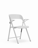 Jardin moderne et écologique extérieur en métal simple chaise pliante en plastique chaise pliante événement de fête de mariage