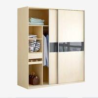 Armoire blanche simple vêtements suspendus multizone maison chambre armoire de rangement anti-poussière armoire pliante ensemble armoires élégantes