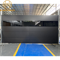 Portes de garage en aluminium sans cadre, étanches, à vue complète, de luxe, conformes aux normes australiennes, pour maisons