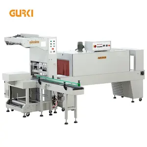 Auto Bottle Shrink Wrap Packing Machine Heat Tunnel Sealer Wrapper Automatic Shrink Sleeve Wrapping Packaging Machine