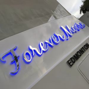 Insegna Personalizzata per Yacht Retroilluminata a LED in Acciaio Inossidabile 316 Lettere Scatolate 3D Impermeabili con Nome della Barca per Uso Nautico - Product Image 1