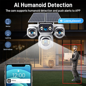 Rscamtom 4G IP PTZ năng lượng mặt trời cctv máy ảnh 4 ống kính ngoài trời hệ thống an ninh máy ảnh CMOS Pan-Tilt Sim Thẻ truy cập aov năng lượng mặt trời máy ảnh - Product Image 6