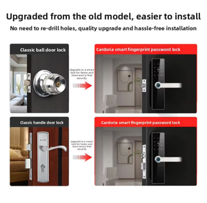 थोक एल्यूमीनियम मिश्र धातु क्लाउड कार्ड वाईफाई टुया फिंगरप्रिंट स्मार्ट इलेक्ट्रिक फ्रंट डोर लॉक होटल कुंजी कार्ड मास्टर स्विच के लिए - Product Image 5