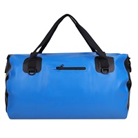 Bolsa de tela de malla pesada con revestimiento de PVC, impermeable, anti-UV, de tricot ripstop, con clip de cuchilla para raspar, suministro a granel