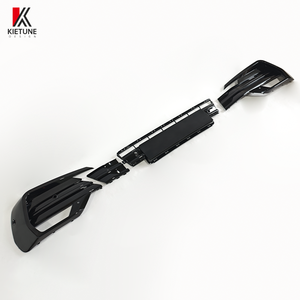 T6.1 cubierta de luz antiniebla parachoques delantero insertos inferiores moldura de rejilla para <span class=keywords><strong>Volkswagen</strong></span> v-w Transporter T61 2020-2024 - Product Image 2