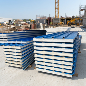 Panneau <span class=keywords><strong>sandwich</strong></span> EPS pour usine alimentaire, revêtement antibactérien, <span class=keywords><strong>prix</strong></span> usine, <span class=keywords><strong>bardage</strong></span> mural modulaire manuel en mousse EPS pour le secteur pharmaceutique - Product Image 6